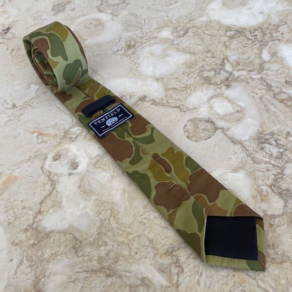 Urban Outfitters Penfield Lawndale Unisex Camo Tie 100% Cotton - Picture 3 of 6